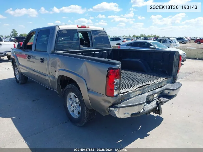 2GCEK13T361190143 2006 Chevrolet Silverado 1500 Lt2