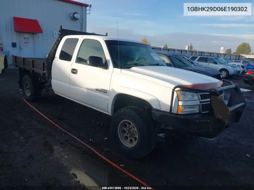 1GBHK29D06E190302 2006 Chevrolet Silverado 2500Hd Lt1