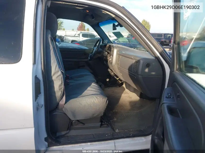 1GBHK29D06E190302 2006 Chevrolet Silverado 2500Hd Lt1