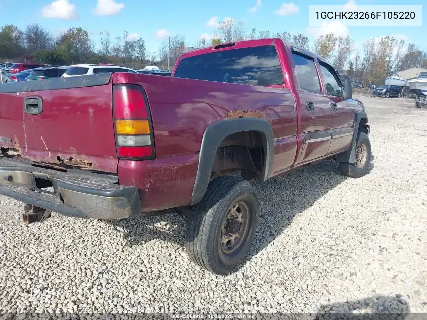 1GCHK23266F105220 2006 Chevrolet Silverado 2500Hd Lt1