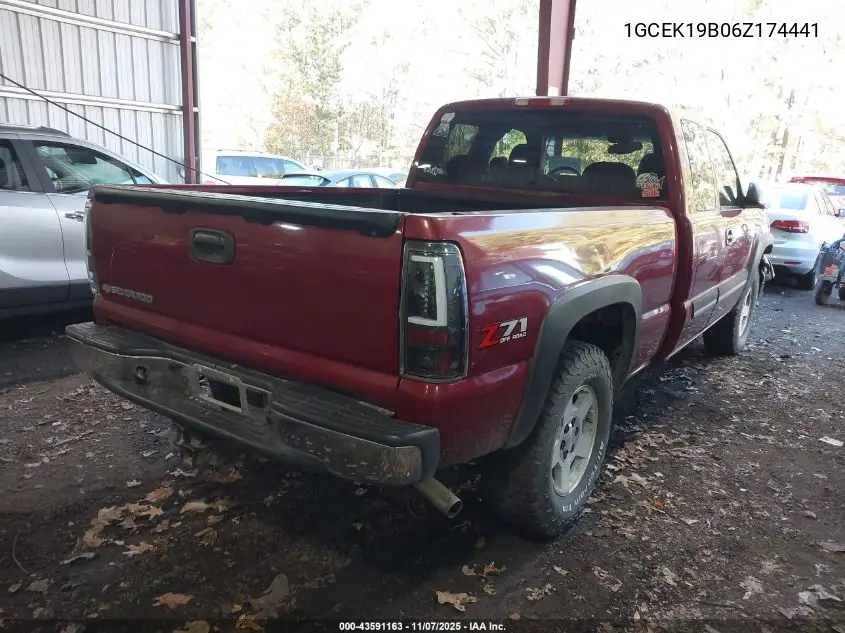 1GCEK19B06Z174441 2006 Chevrolet Silverado 1500 Lt3