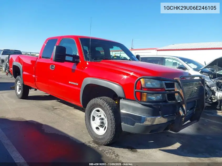 1GCHK29U06E246105 2006 Chevrolet Silverado 2500Hd Work Truck