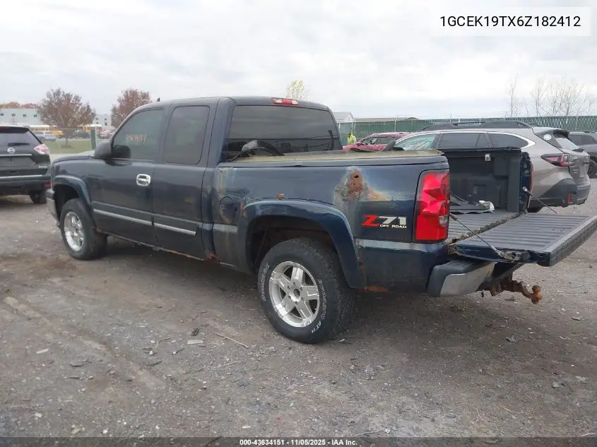 1GCEK19TX6Z182412 2006 Chevrolet Silverado 1500 Lt3