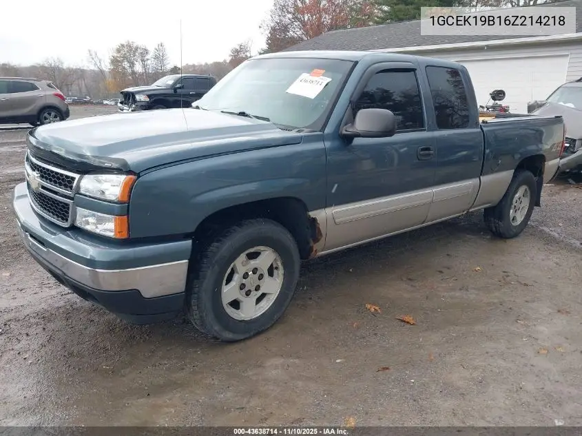 1GCEK19B16Z214218 2006 Chevrolet Silverado 1500 Lt1
