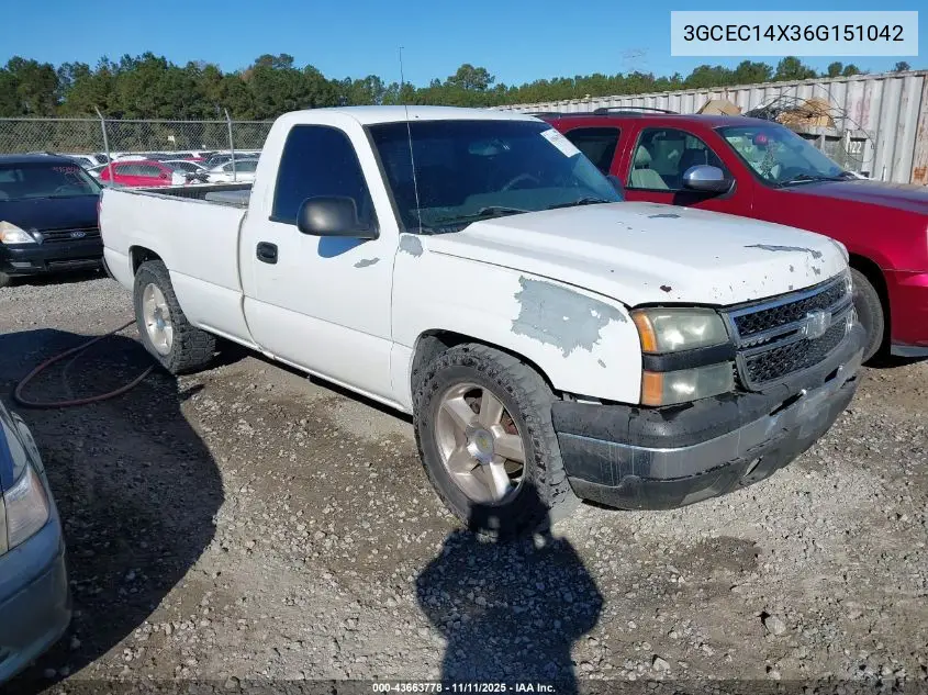 3GCEC14X36G151042 2006 Chevrolet Silverado 1500 Work Truck