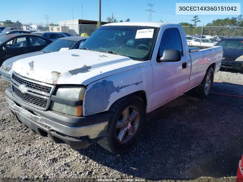 3GCEC14X36G151042 2006 Chevrolet Silverado 1500 Work Truck