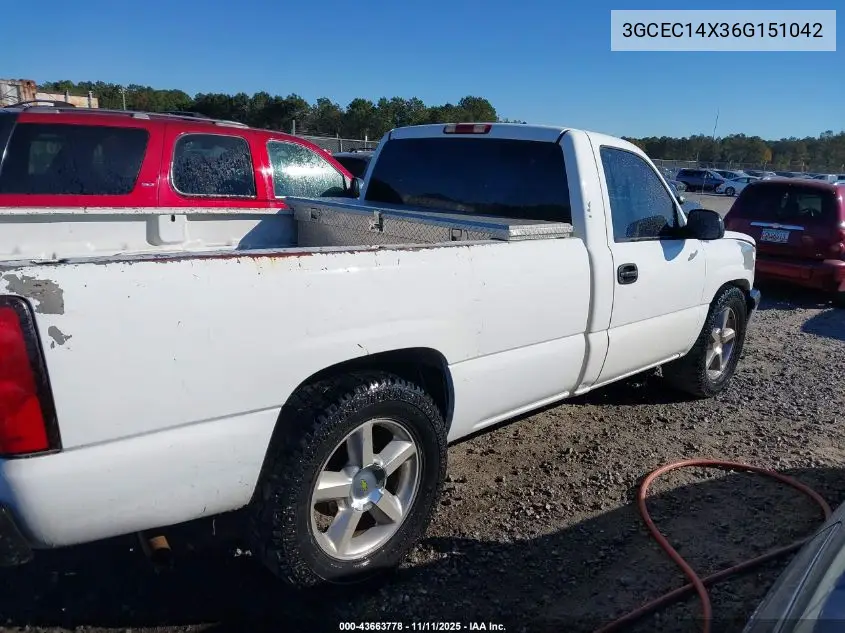 3GCEC14X36G151042 2006 Chevrolet Silverado 1500 Work Truck