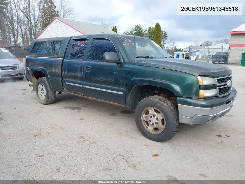 2GCEK19B961345518 2006 Chevrolet Silverado 1500 Lt1