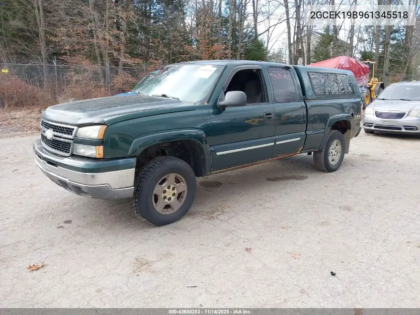 2GCEK19B961345518 2006 Chevrolet Silverado 1500 Lt1