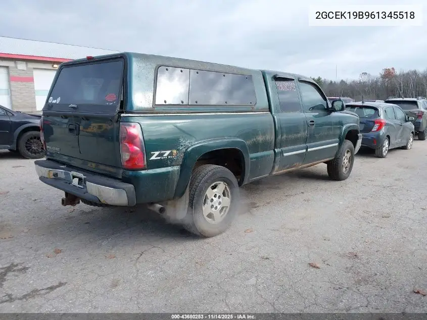 2GCEK19B961345518 2006 Chevrolet Silverado 1500 Lt1