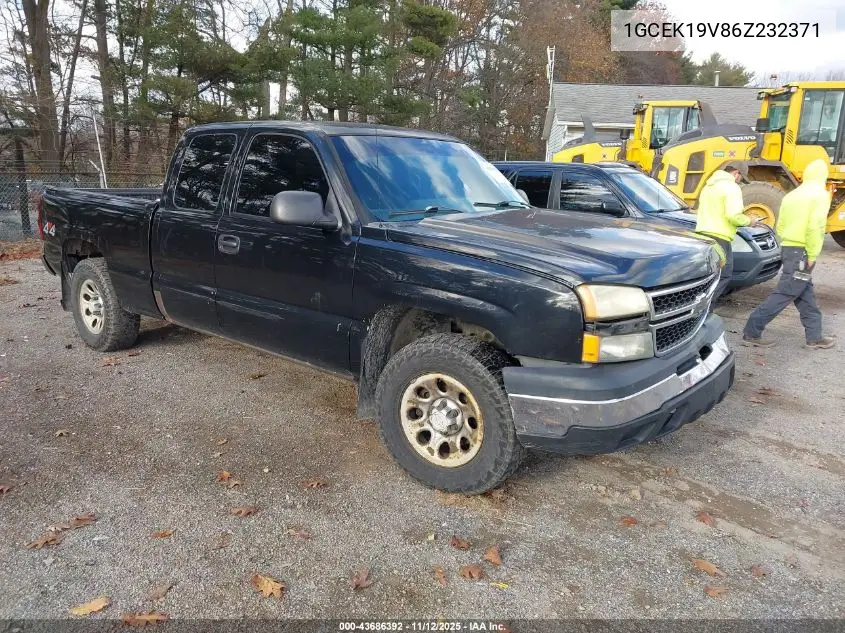 1GCEK19V86Z232371 2006 Chevrolet Silverado 1500 Work Truck