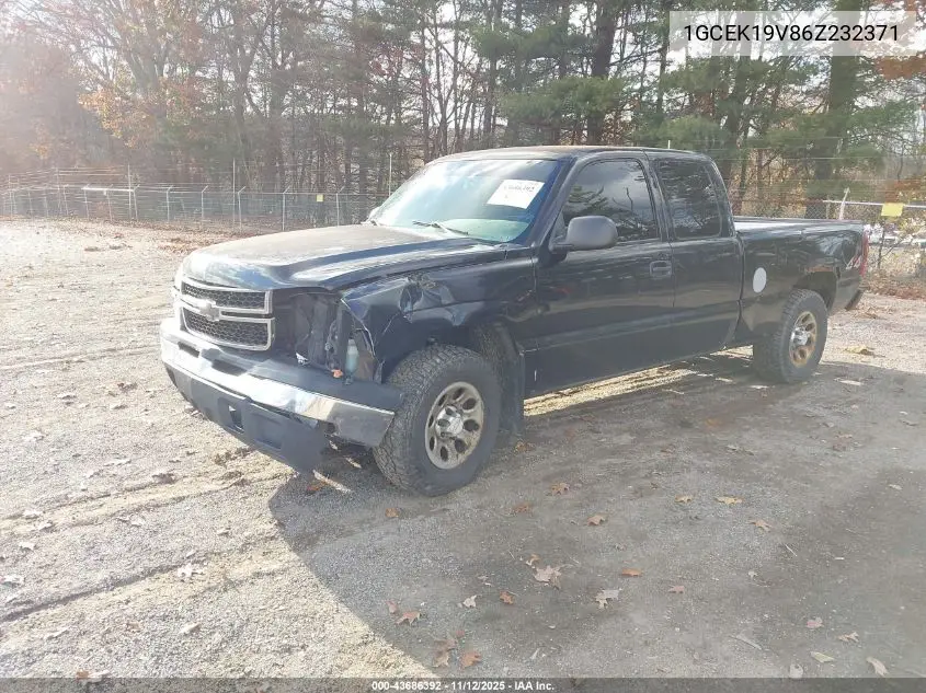 1GCEK19V86Z232371 2006 Chevrolet Silverado 1500 Work Truck