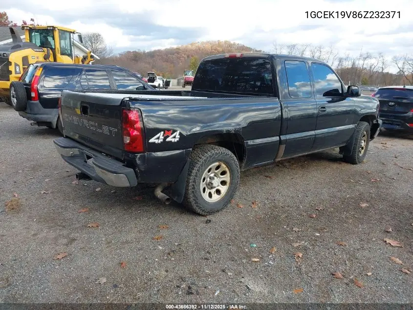 1GCEK19V86Z232371 2006 Chevrolet Silverado 1500 Work Truck