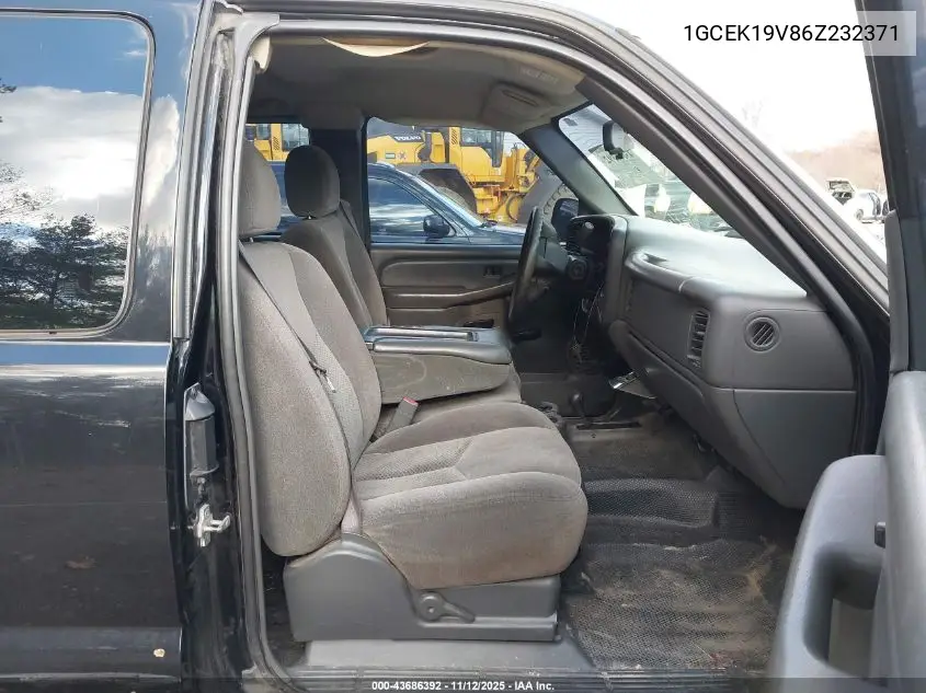 1GCEK19V86Z232371 2006 Chevrolet Silverado 1500 Work Truck
