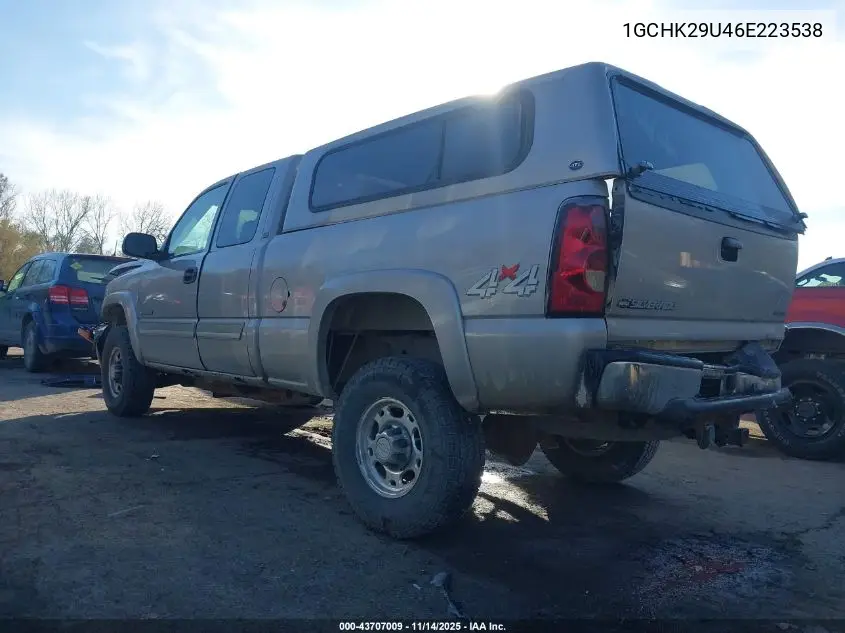 1GCHK29U46E223538 2006 Chevrolet Silverado 2500Hd Lt1