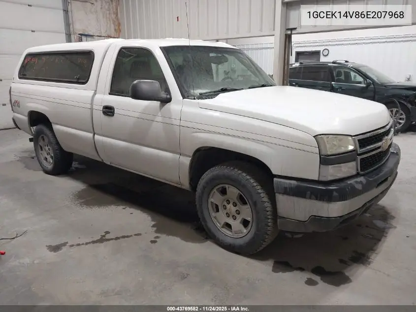 1GCEK14V86E207968 2006 Chevrolet Silverado 1500 Work Truck