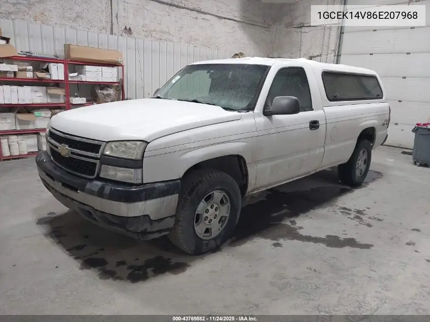 1GCEK14V86E207968 2006 Chevrolet Silverado 1500 Work Truck