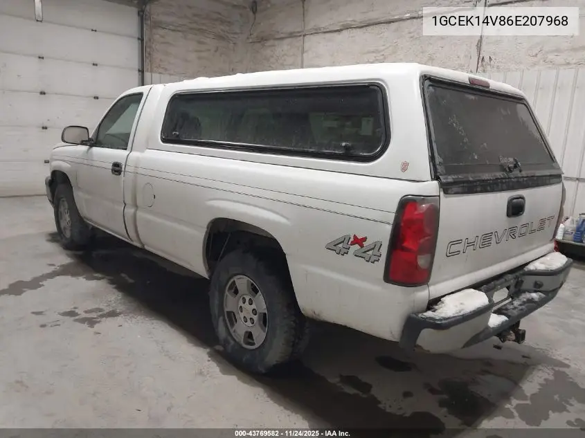 1GCEK14V86E207968 2006 Chevrolet Silverado 1500 Work Truck
