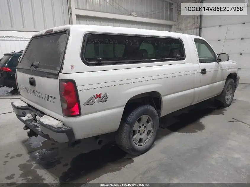 1GCEK14V86E207968 2006 Chevrolet Silverado 1500 Work Truck