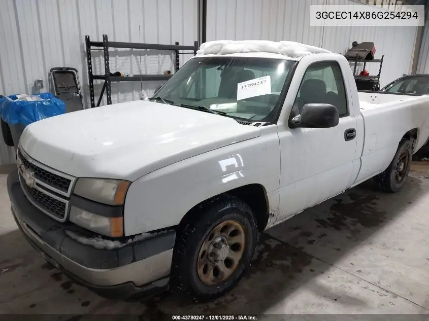 3GCEC14X86G254294 2006 Chevrolet Silverado 1500 Work Truck