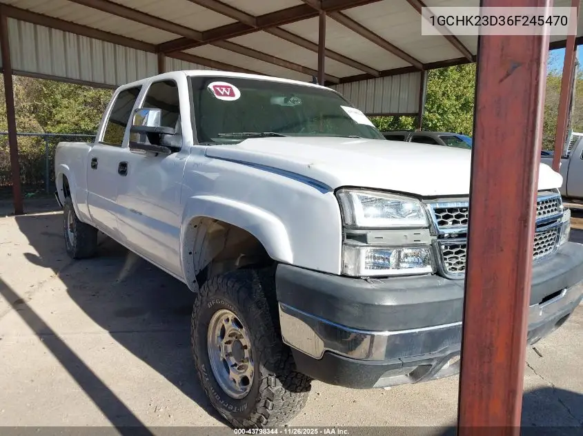 1GCHK23D36F245470 2006 Chevrolet Silverado 2500Hd Lt1