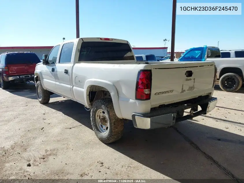 1GCHK23D36F245470 2006 Chevrolet Silverado 2500Hd Lt1