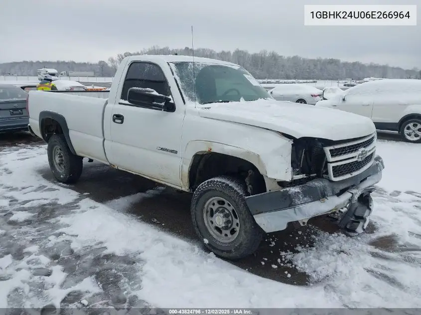 1GBHK24U06E266964 2006 Chevrolet Silverado K2500 Heavy Duty