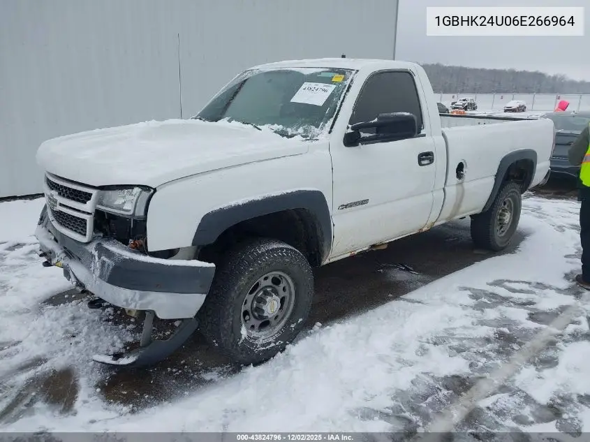 1GBHK24U06E266964 2006 Chevrolet Silverado K2500 Heavy Duty