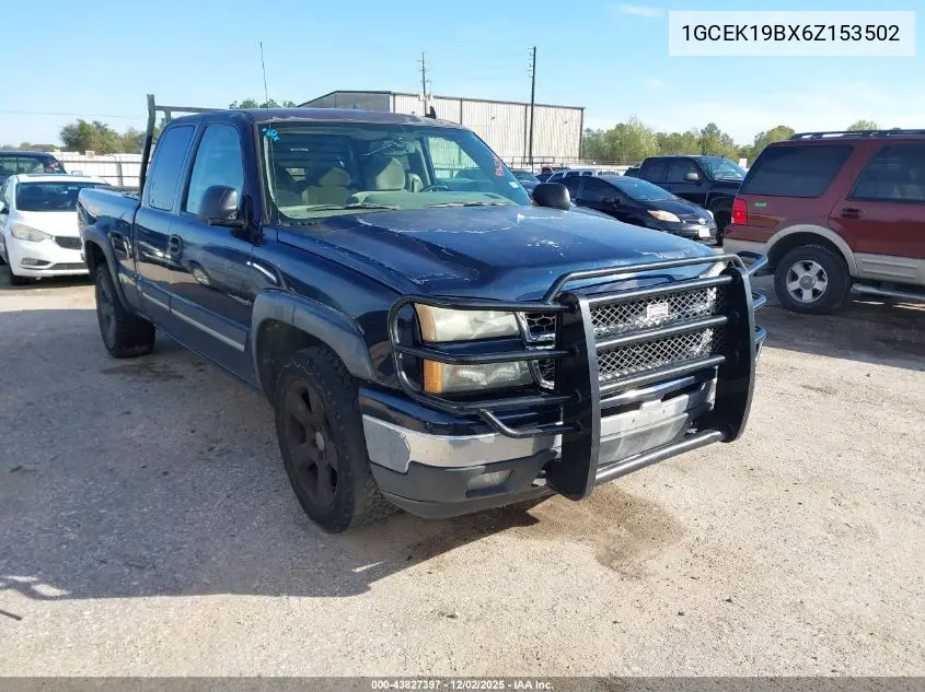 1GCEK19BX6Z153502 2006 Chevrolet Silverado 1500 Lt2