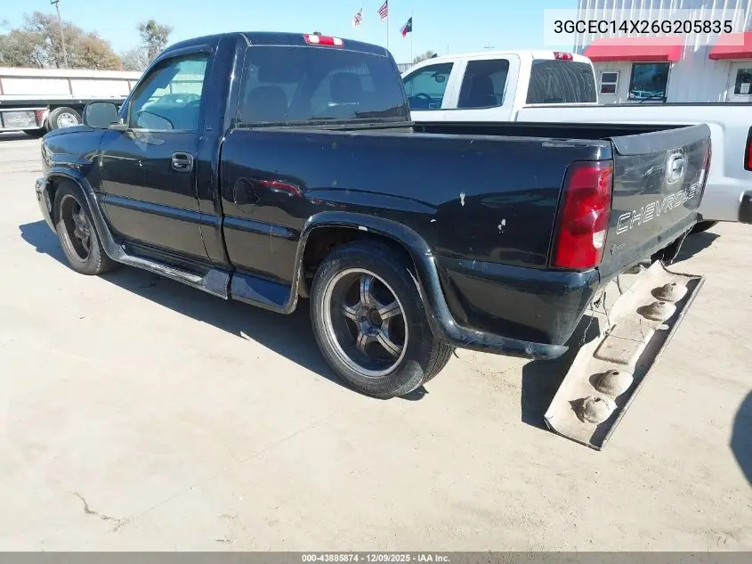 3GCEC14X26G205835 2006 Chevrolet Silverado 1500 Ls