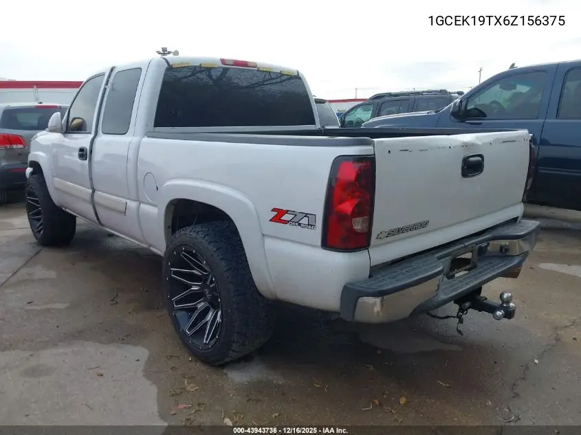 1GCEK19TX6Z156375 2006 Chevrolet Silverado 1500 Lt2
