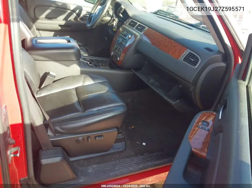 1GCEK19J27Z595571 2007 Chevrolet Silverado 1500 Ltz