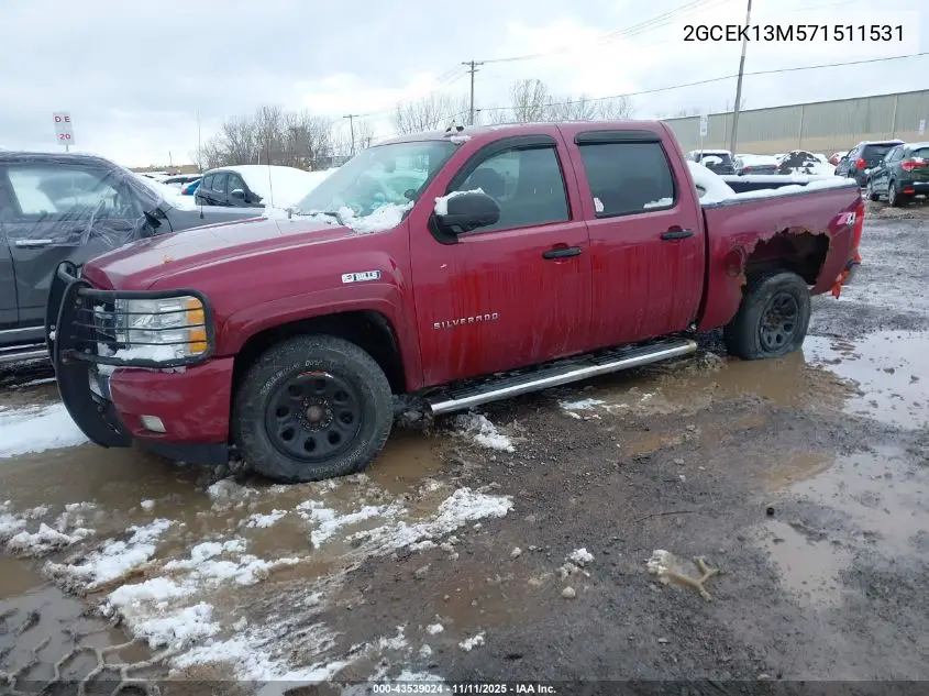 2GCEK13M571511531 2007 Chevrolet Silverado 1500 Lt1