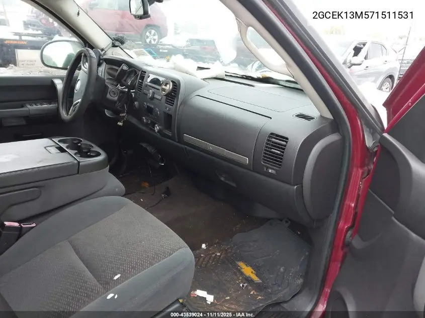 2GCEK13M571511531 2007 Chevrolet Silverado 1500 Lt1