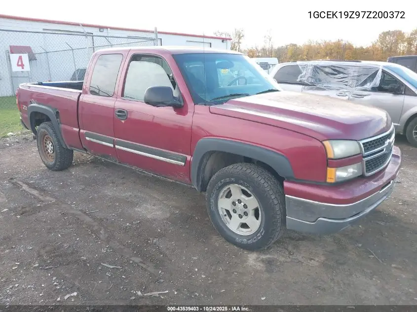 1GCEK19Z97Z200372 2007 Chevrolet Silverado 1500 Classic Lt1