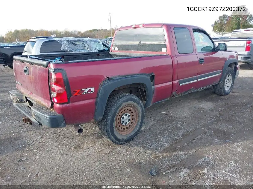 1GCEK19Z97Z200372 2007 Chevrolet Silverado 1500 Classic Lt1