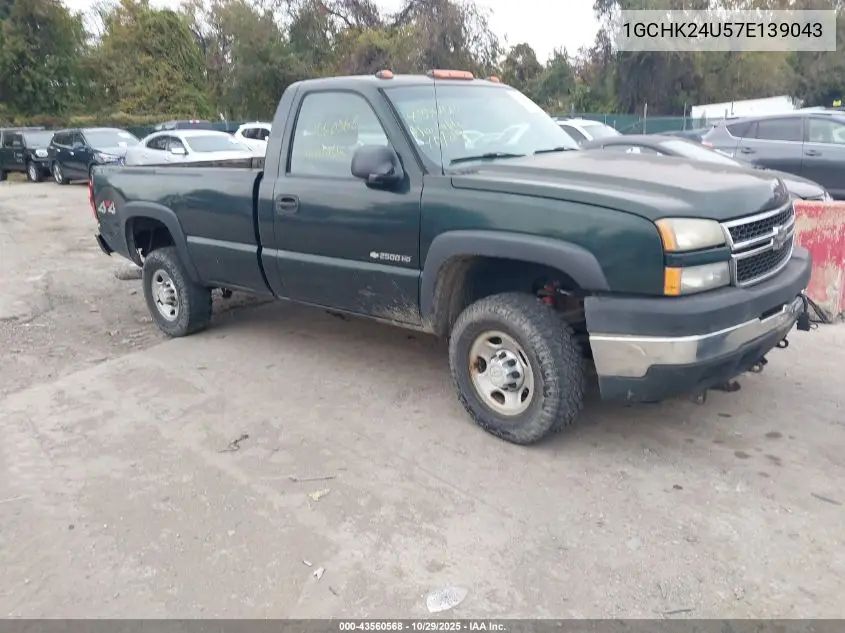 1GCHK24U57E139043 2007 Chevrolet Silverado 2500Hd Classic Work Truck