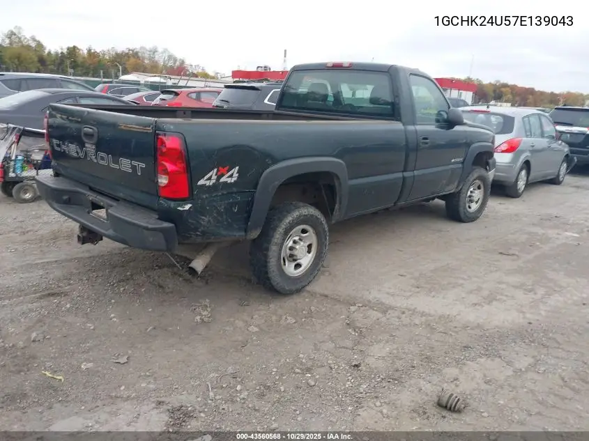 1GCHK24U57E139043 2007 Chevrolet Silverado 2500Hd Classic Work Truck