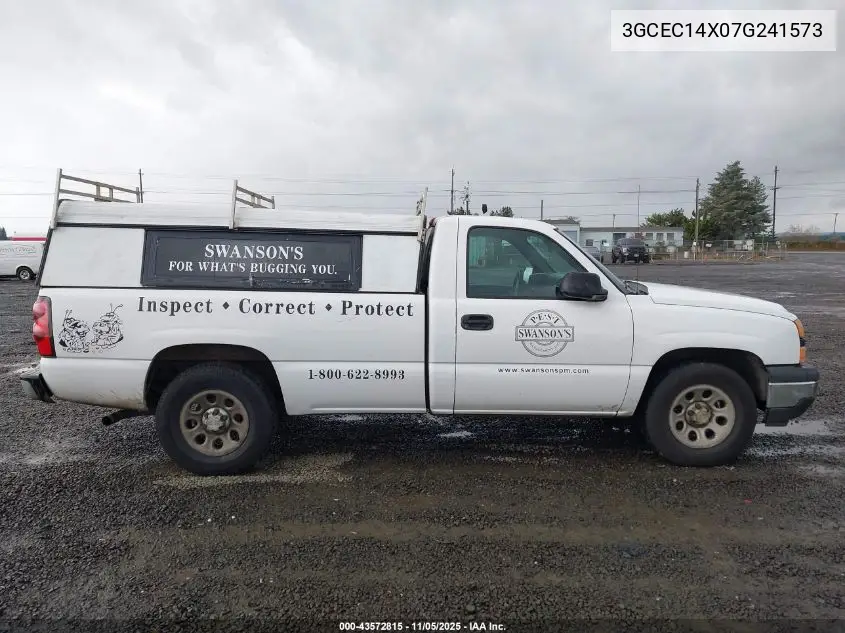 3GCEC14X07G241573 2007 Chevrolet Silverado 1500 Classic Work Truck