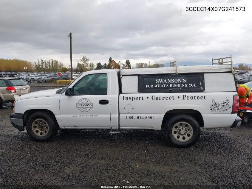 3GCEC14X07G241573 2007 Chevrolet Silverado 1500 Classic Work Truck