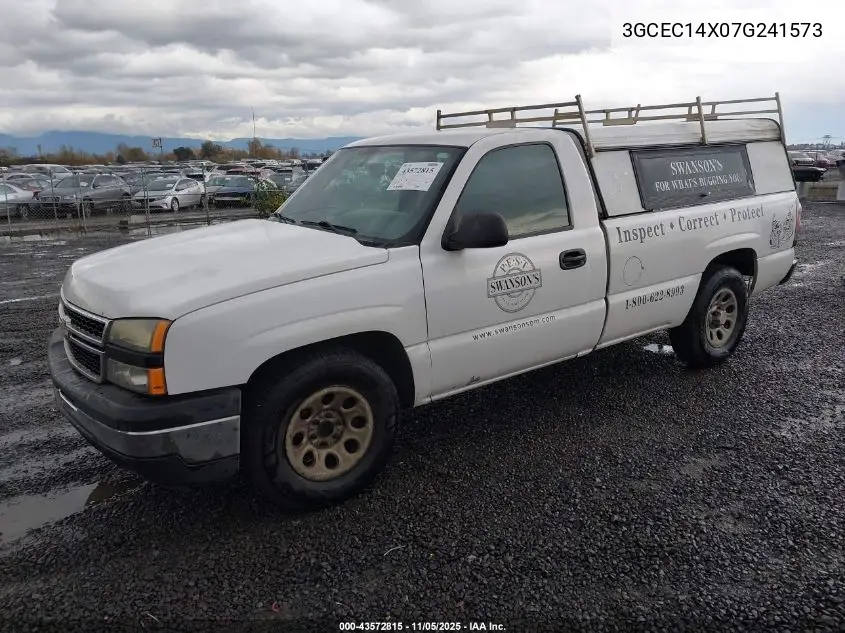 3GCEC14X07G241573 2007 Chevrolet Silverado 1500 Classic Work Truck