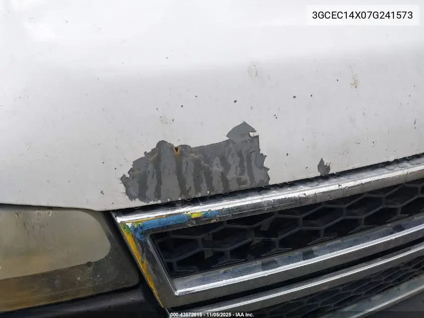3GCEC14X07G241573 2007 Chevrolet Silverado 1500 Classic Work Truck