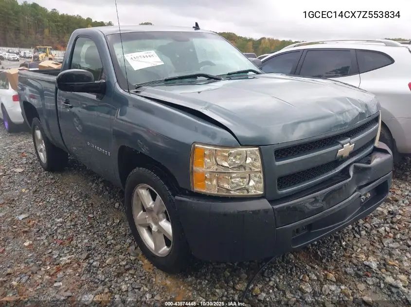 1GCEC14CX7Z553834 2007 Chevrolet Silverado 1500 Work Truck