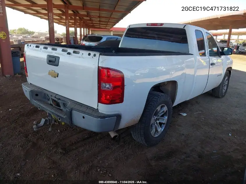 2GCEC19C471731822 2007 Chevrolet Silverado 1500 Work Truck