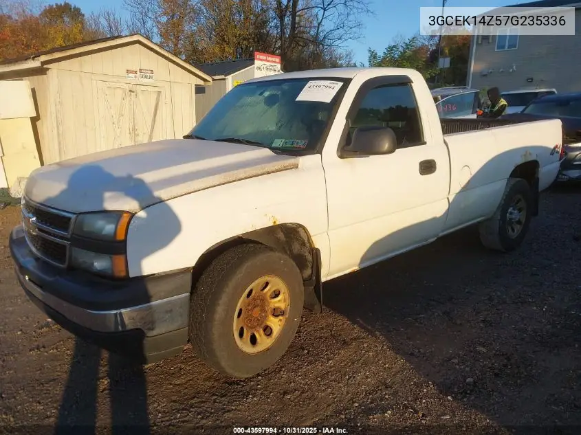 3GCEK14Z57G235336 2007 Chevrolet Silverado 1500 Classic Work Truck