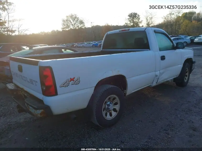 3GCEK14Z57G235336 2007 Chevrolet Silverado 1500 Classic Work Truck