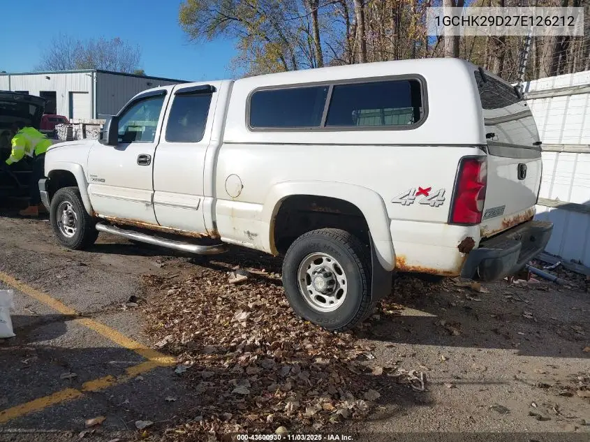 1GCHK29D27E126212 2007 Chevrolet Silverado 2500Hd Classic Lt3