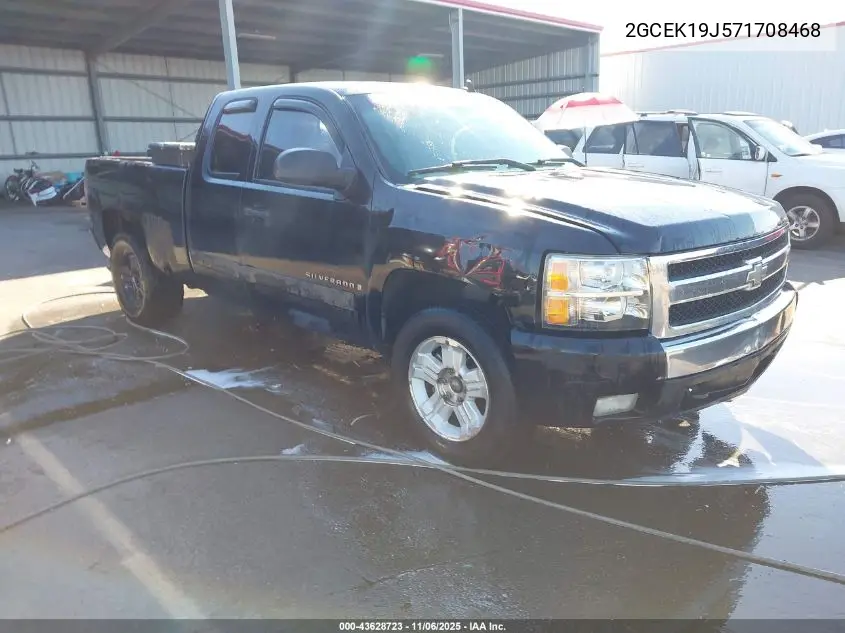 2GCEK19J571708468 2007 Chevrolet Silverado 1500 Lt1