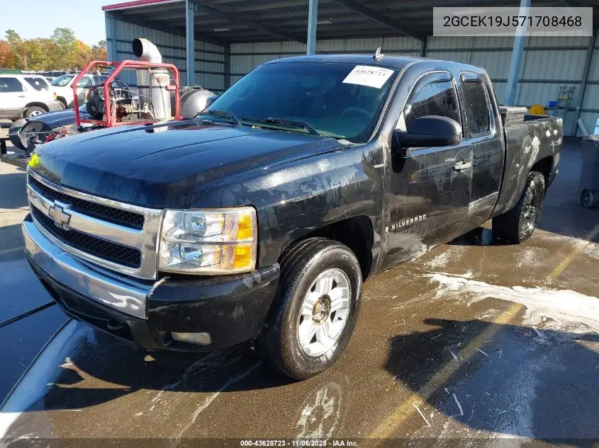 2GCEK19J571708468 2007 Chevrolet Silverado 1500 Lt1