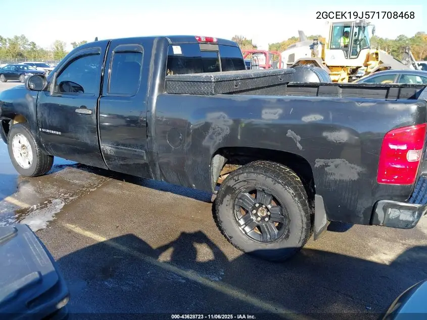 2GCEK19J571708468 2007 Chevrolet Silverado 1500 Lt1